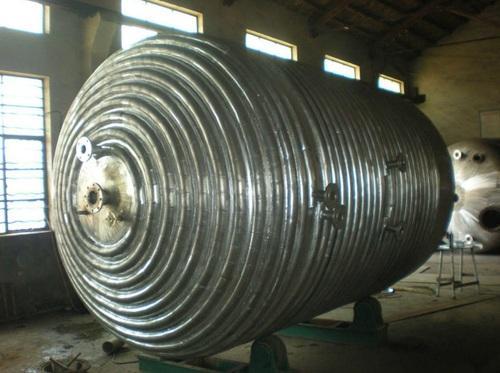 stainless steel limpet coil reactor